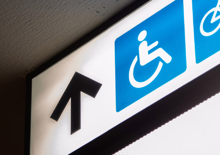 Accessibility sign
